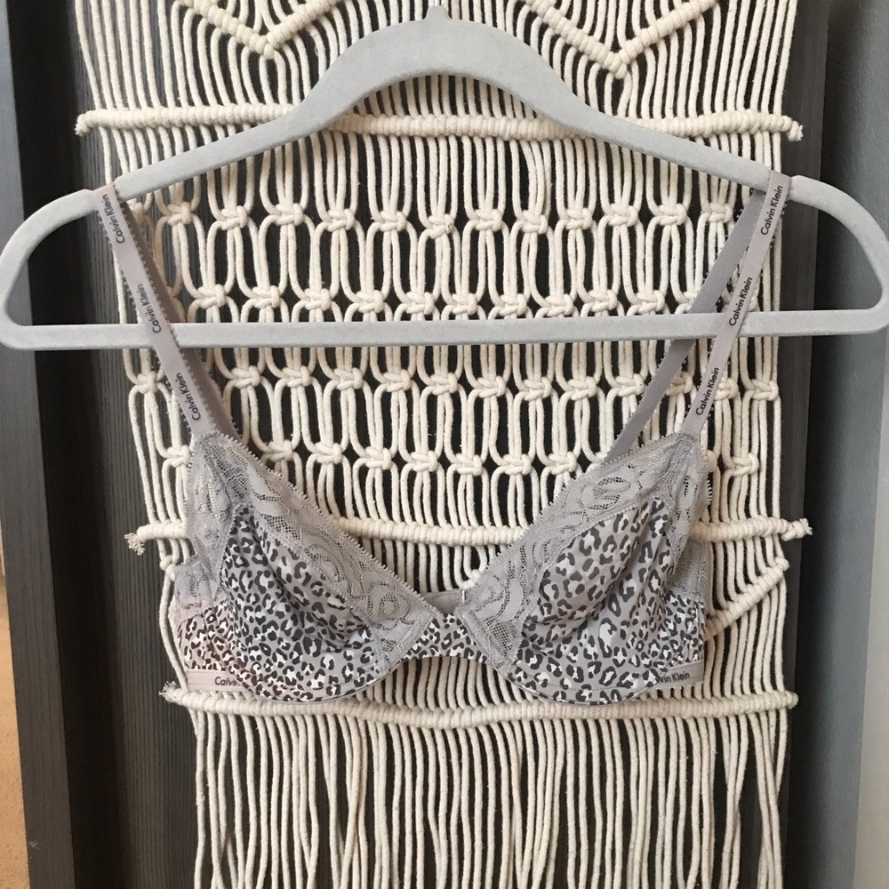 Calvin Klein bra and Victoria Secret bralette
